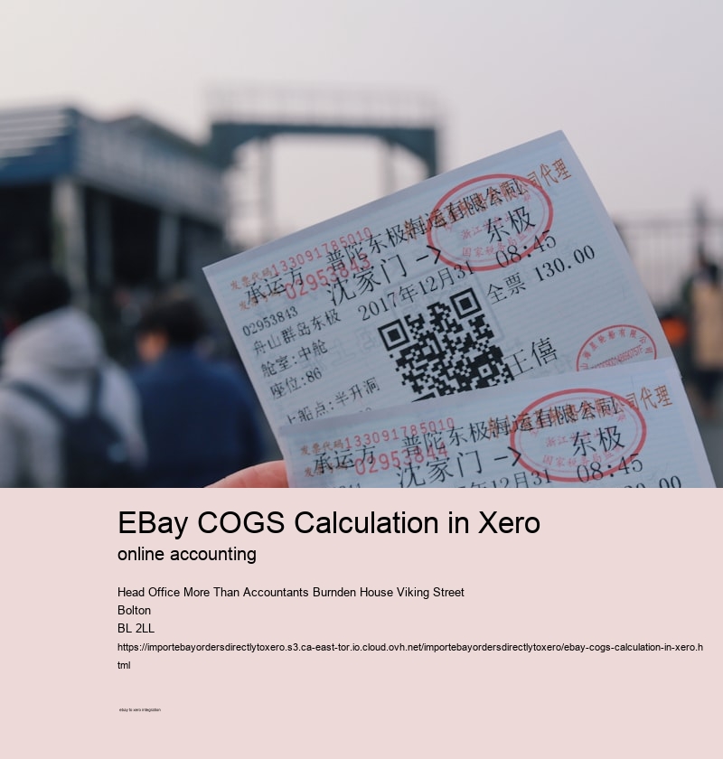 eBay COGS Calculation in Xero