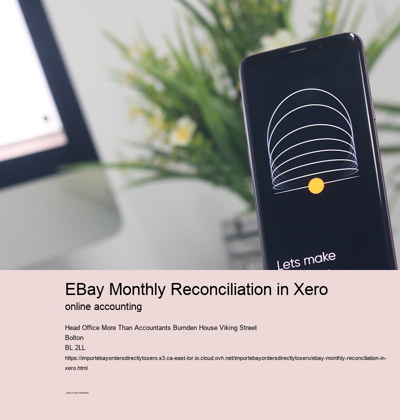 eBay Monthly Reconciliation in Xero